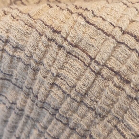 Free People Cream Linen/Cotton Mini Dress With Fun Back - Picture 12 of 13